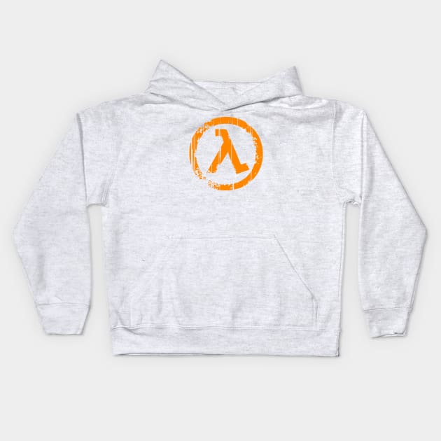 Lambda symbol Kids Hoodie by cunningmunki